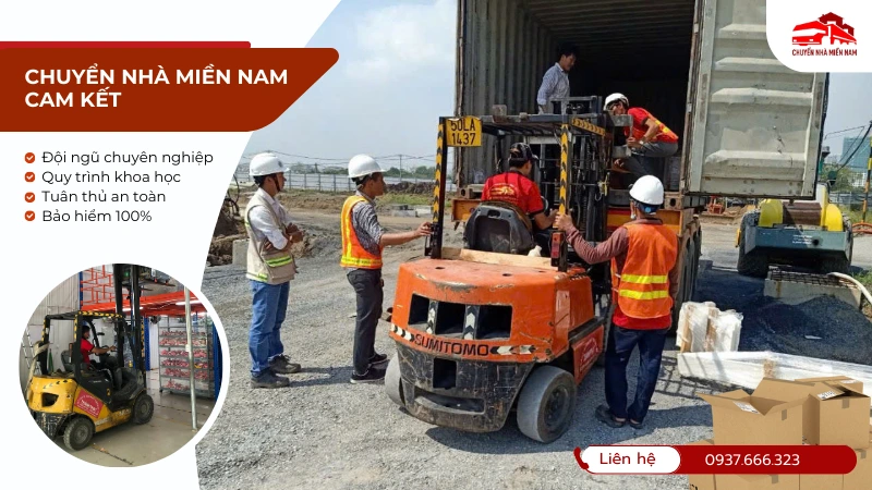 Cam kết chất lượng dịch vụ từ Chuyển Nhà Miền Nam